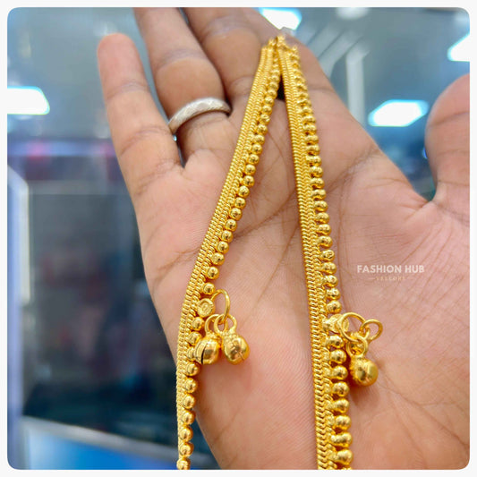 Gold Plated Anklet (Payal)
