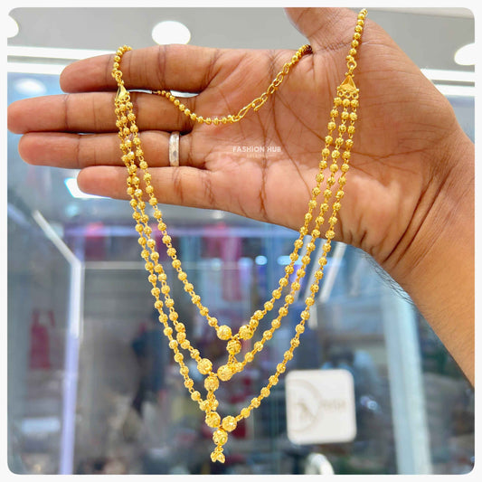 gold beads chains