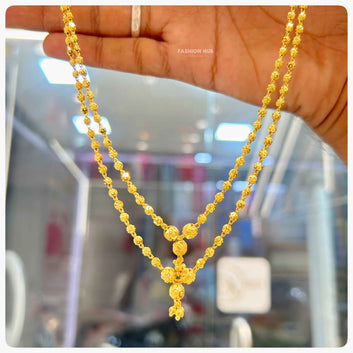 gold beads chains