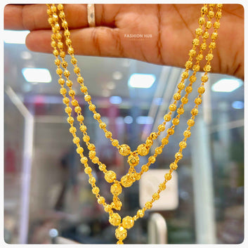 gold beads chains